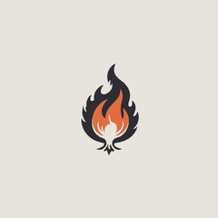 Flame Logo Design EPS format Very Cool 