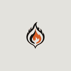 Flame Logo Design EPS format Very Cool 