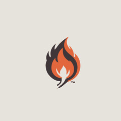 Flame Logo Design EPS format Very Cool 