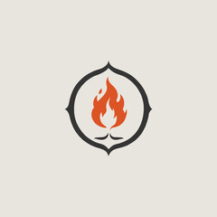 Flame Logo Design EPS format Very Cool 