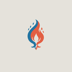 Flame Logo Design EPS format Very Cool 