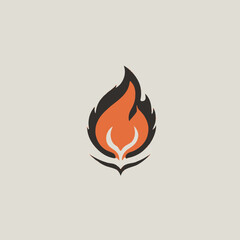 Flame Logo Design EPS format Very Cool 
