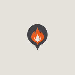 Flame Logo Design EPS format Very Cool 