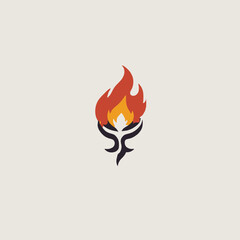 Flame Logo Design EPS format Very Cool 