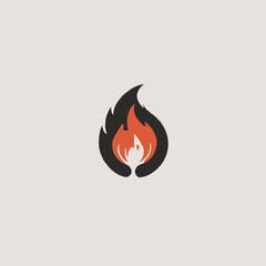 Flame Logo Design EPS format Very Cool 