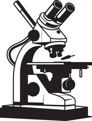 NanoVision Explorer Black Logo Design Micro Lens Insight Vector Emblem