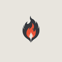 Flame Logo Design EPS format Very Cool 