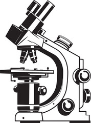 NanoZoom Device Vector Logo Icon Black Scientific Explorer Iconic Emblem