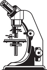 Black Scientific Explorer Iconic Emblem Lens Probe Insight Vector Black