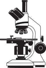 NanoVision Explorer Black Logo Design Micro Lens Insight Vector Emblem