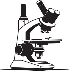 NanoFocus Scope Vector Emblematic Black Vision Viewer Iconic Logo