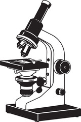 Scientific Zoom Device Vector Emblem Lens Focus Viewer Iconic Black Design