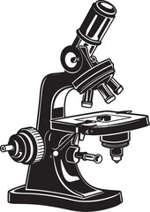 NanoZoom Device Iconic Vector Insight Black Scientific Explorer Lens Emblem