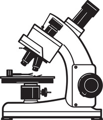 Scientific Device Insight Iconic Lens View Lens Focus Icon Vector Black Emblem