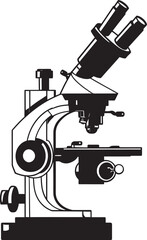 Black Scope Insight Emblematic Icon View Scientific Viewfinder Vector Black Design