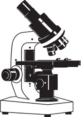 Lens Detail Insight Black Iconic NanoFocus Device Vector Logo