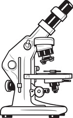 Lens Insight Device Black Emblematic NanoScope Probe Vector Black Design