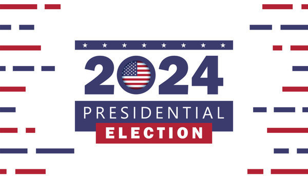 Vote. Every Voice Matters. Vector Banner Template For US Presidential Election. Election Day. Usa Debate Of President Voting 2024. Election Voting Poster. Vote 2024 In USA, Banner Design