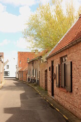 Straße und Häuser in Damme