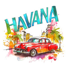  Havana watercolor paint