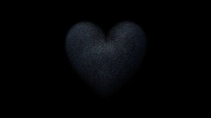  a black background with a heart shaped object in the middle of the image and a black background with a heart shaped object in the middle of the image.