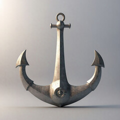 anchor isolated on white