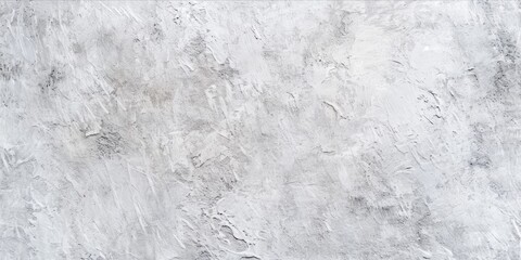 A textured white plaster wall with abstract patterns and brush strokes. - obrazy, fototapety, plakaty