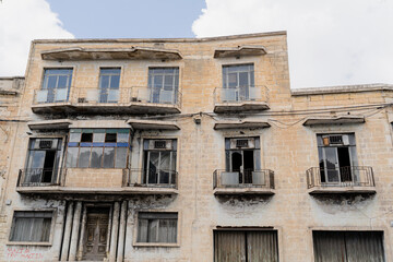 Malta. Valletta. Street of the old city.