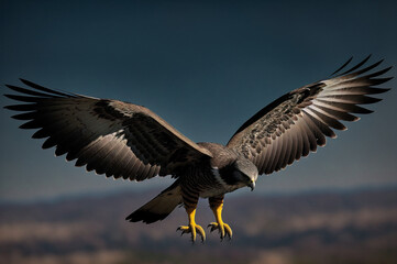 eagle in flight