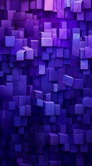 A stunning 3D mosaic of intricate colors blending together seamlessly, reconfigured in a 916 aspect ratio against a backdrop of royal purple shades.