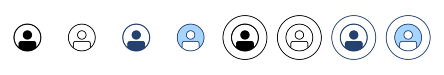 User icon vector. person sign and symbol. people icon.