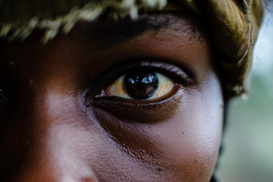 1000 Yard Stare made with Generative AI Technology
