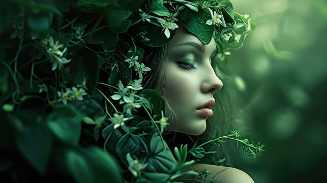 Mother Gaia made with Generative AI Technology