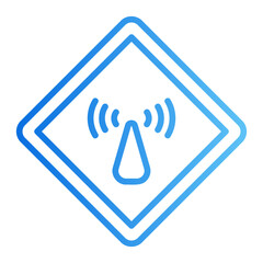 radiation gradient icon