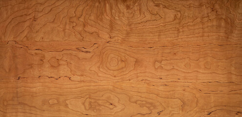 wood texture background. Empty solid wood desktop texture background. North American cherry wood...
