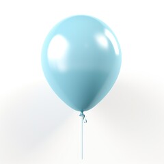Balloon on White Background. Decoration, Party, Birthday
