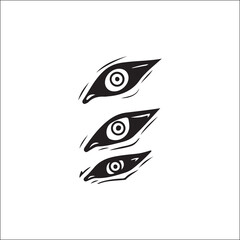 vector illustration of evil eye concept