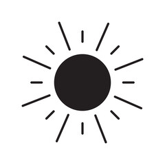 Sun Summer Icon vector flat trendy style illustration..eps
