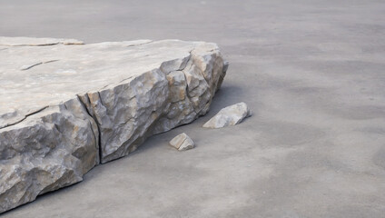 Textured gray stone surface, perfect for backgrounds or design projects requiring a rough stone appearance