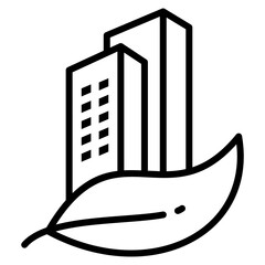 Green Building Icon