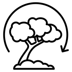 Forest Restoration Icon