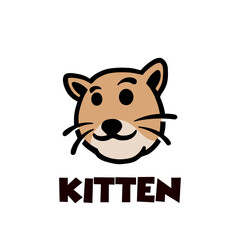 Cats kitten mascot symbol logo