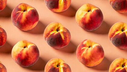 peaches on a peach color background