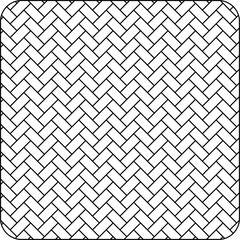 SIMPLE WOVEN MAT MOTIF