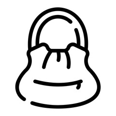 purse Line Icon