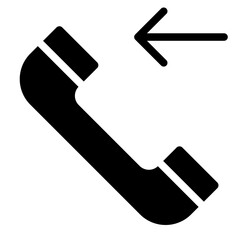 phone icon set, Telephone call sign, Contact us, Vector illustration