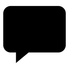 Chat vector icon. Talk bubble speech icon. Blank empty bubbles vector design elements.