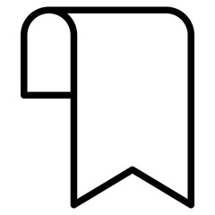 Vector illustration, bookmark icon design