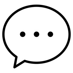 Chat vector icon. Talk bubble speech icon. Blank empty bubbles vector design elements.