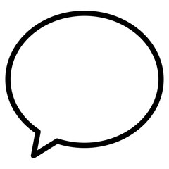 Chat vector icon. Talk bubble speech icon. Blank empty bubbles vector design elements.